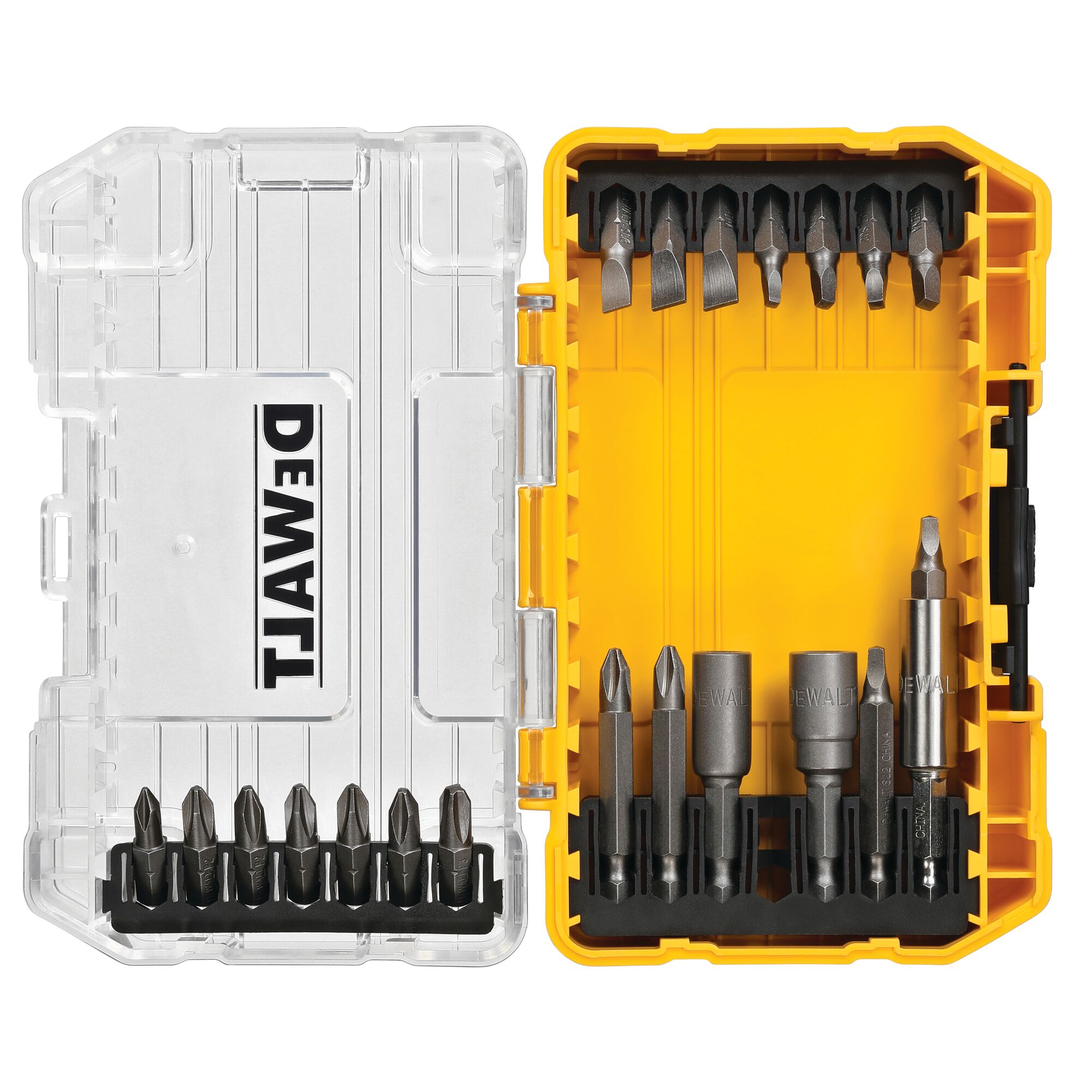 DEWALT DW2161 — Ensemble de 21 accessoires de vissage avec boîtier 1 DW2161