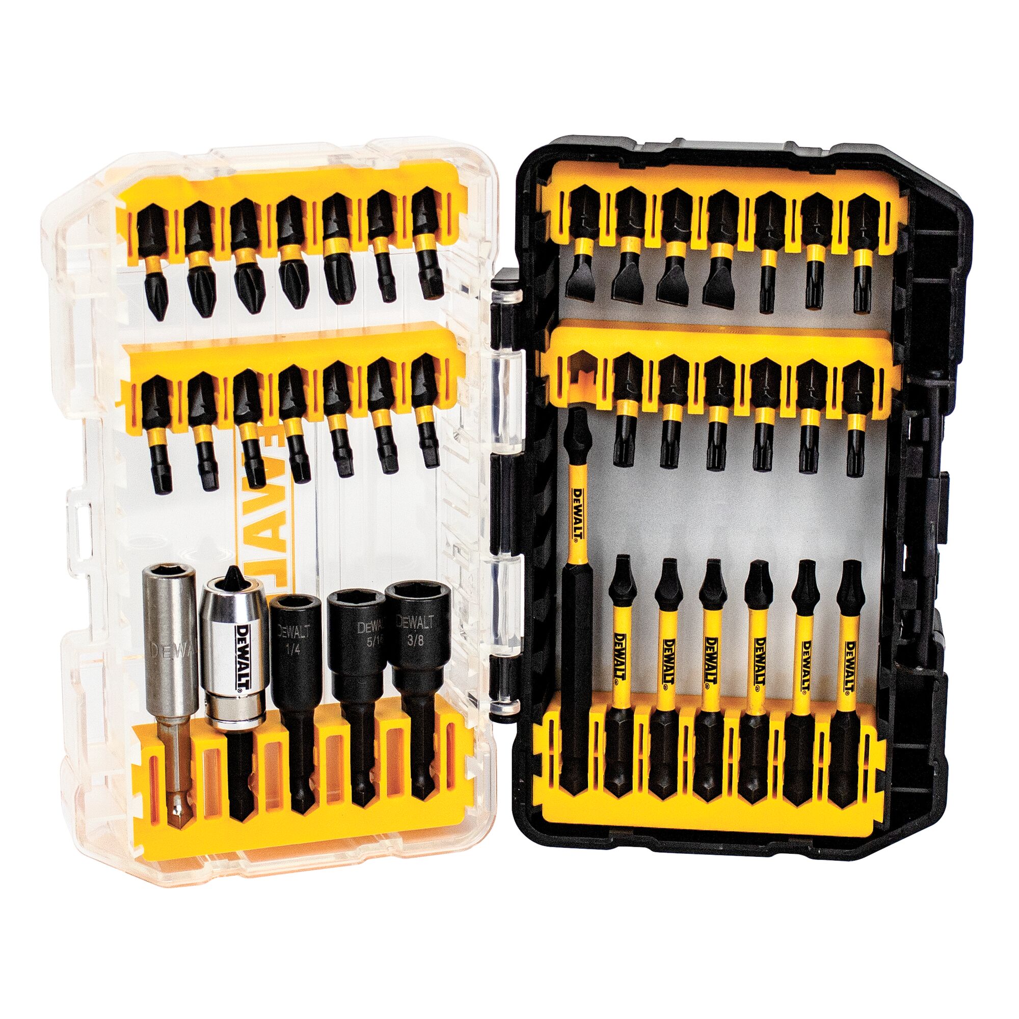 DEWALT DWA2T40IRC — Ensemble de 40 accessoires FLEXTORQ IMPACT READY avec boîtier 1 DWA2T40IRC
