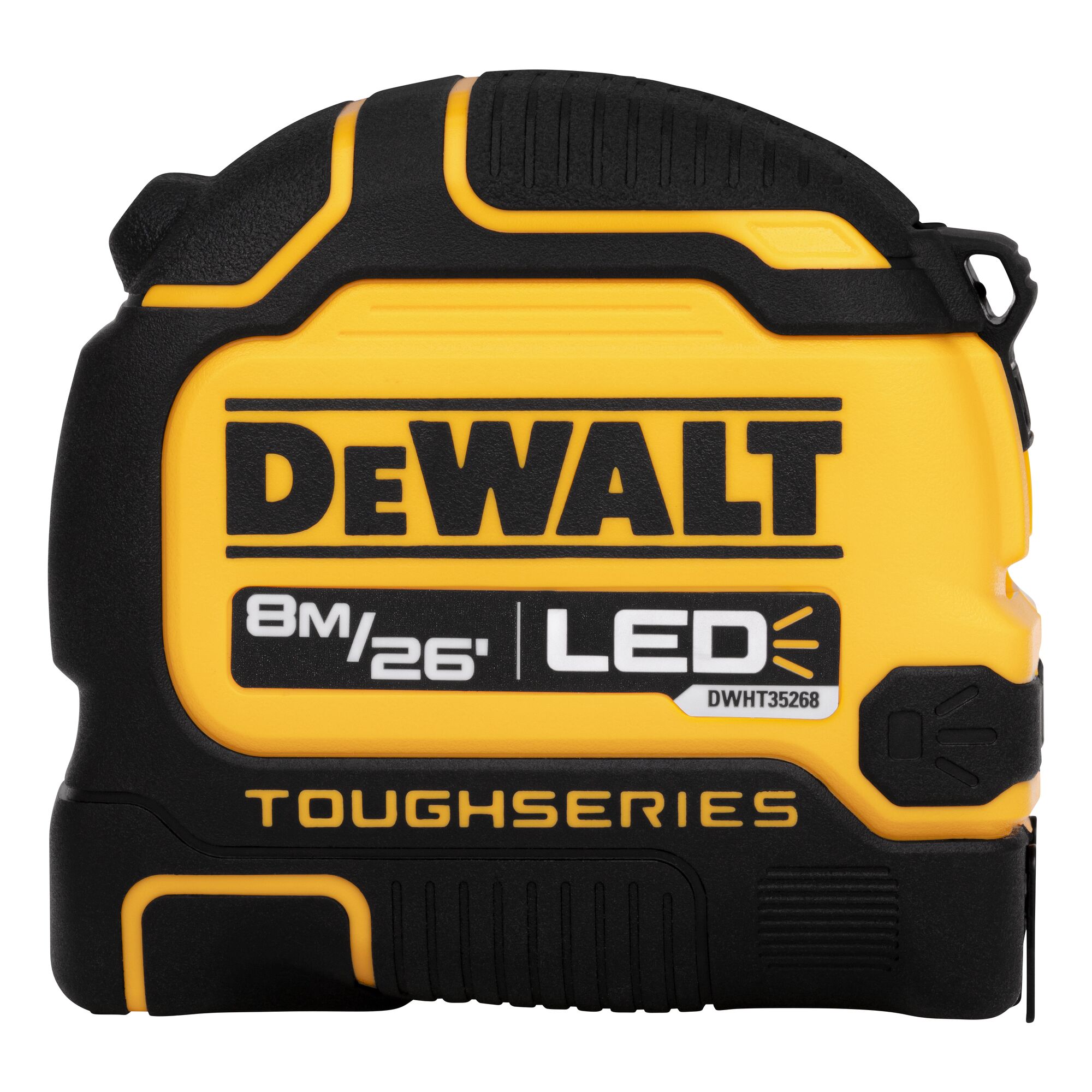 DEWALT DWHT35268S — Ruban à mesurer TOUGHSERIES avec DEL, 26 pi / 8 m 2 Outil Dewalt DWHT35268S