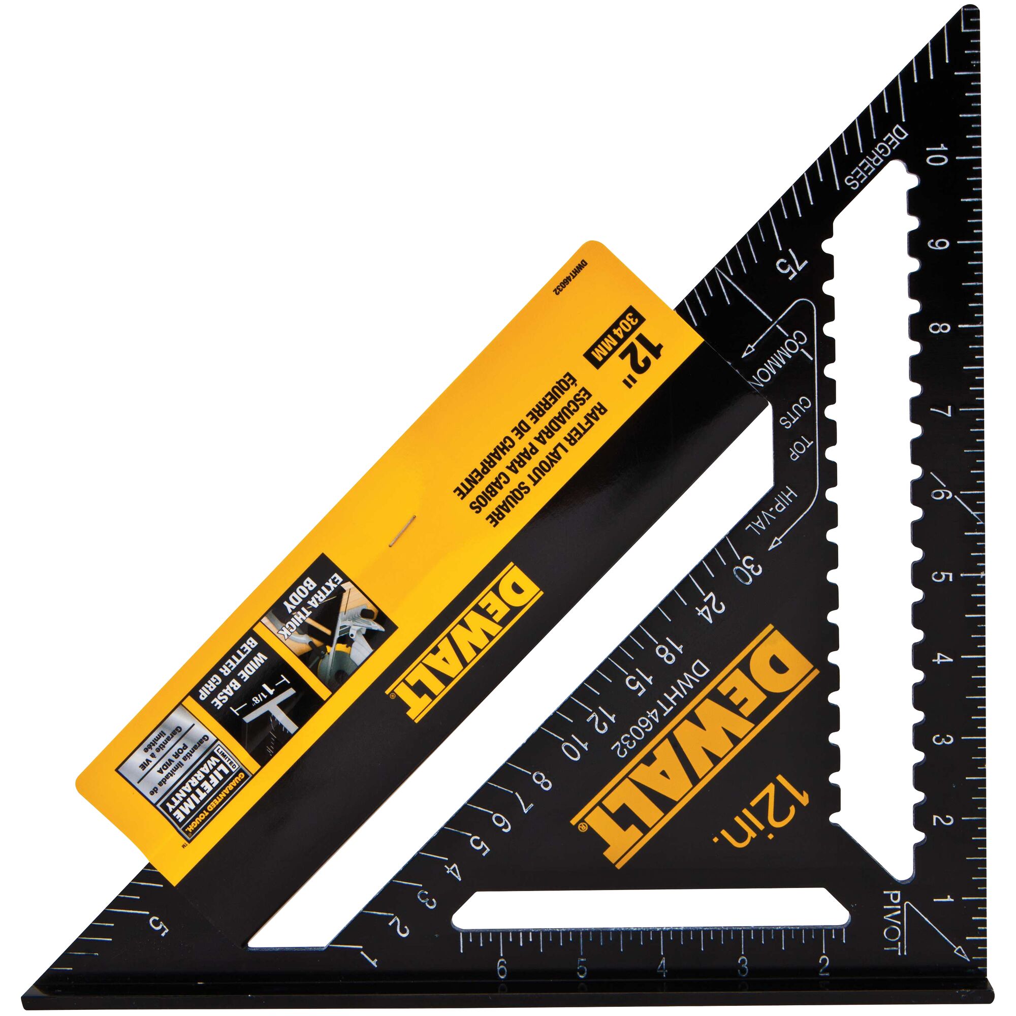 DEWALT DWHT46032 — Équerre de charpentier en aluminium, 12 po 4 Outil Dewalt DWHT46032