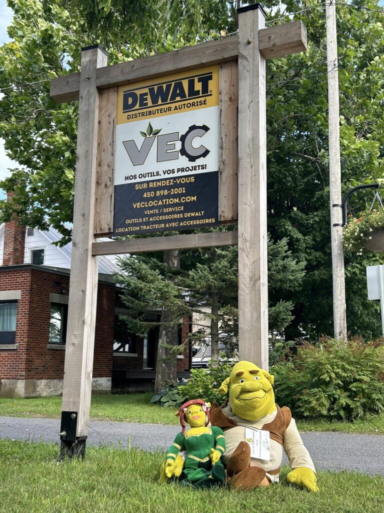 Shrek et Fionna de passage chez VEC