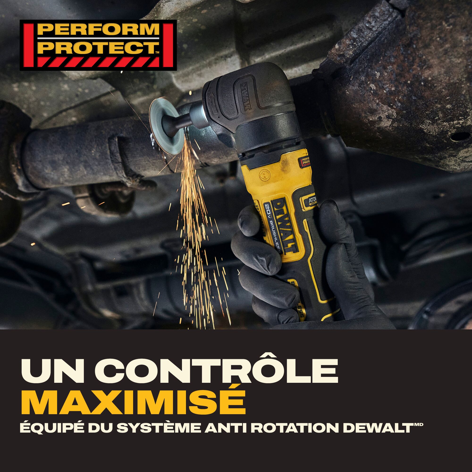 Meuleuse À Rectifier À Angle Droit ATOMIC 20 V MAX – Outil Seulement – SRD – DEWALT DCG422BR 6 Meuleuse À Rectifier À Angle Droit ATOMIC 20 V MAX – Outil Seulement – SRD – DEWALT DCG422BR – Image 6