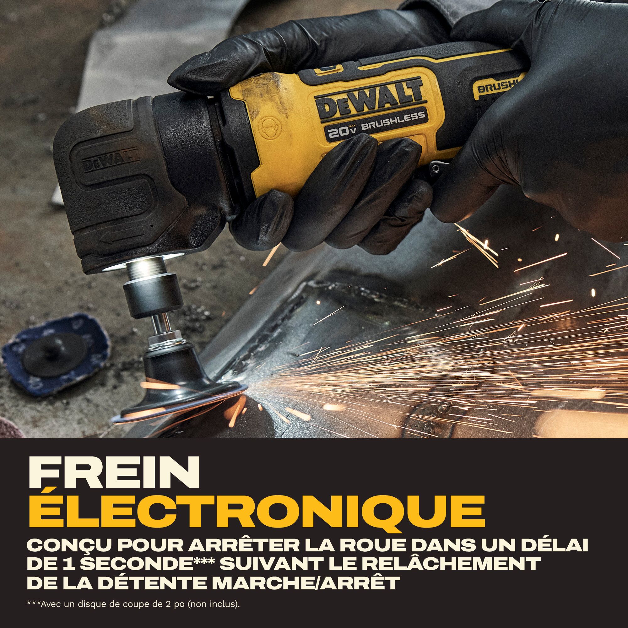 Meuleuse À Rectifier À Angle Droit ATOMIC 20 V MAX – Outil Seulement – SRD – DEWALT DCG422BR 7 Meuleuse À Rectifier À Angle Droit ATOMIC 20 V MAX – Outil Seulement – SRD – DEWALT DCG422BR – Image 7