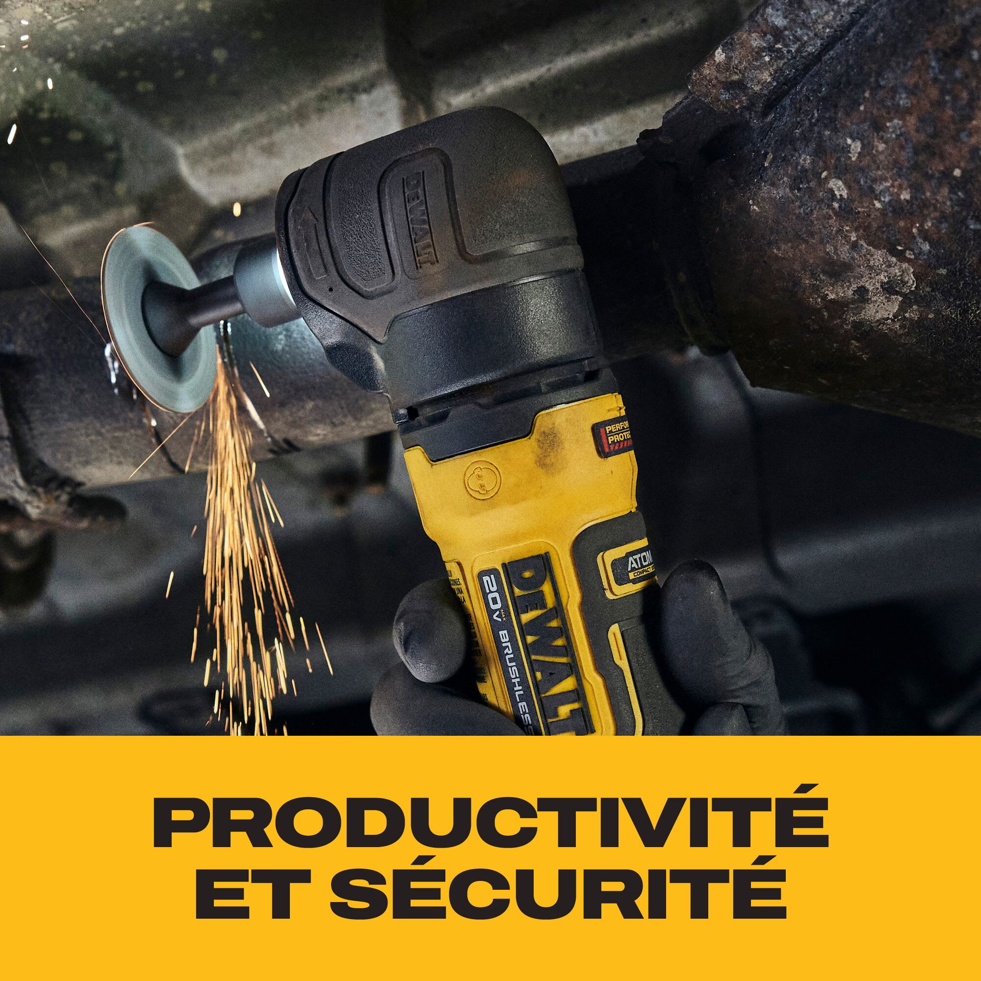 Meuleuse À Rectifier À Angle Droit ATOMIC 20 V MAX – Outil Seulement – SRD – DEWALT DCG422BR 9 Meuleuse À Rectifier À Angle Droit ATOMIC 20 V MAX – Outil Seulement – SRD – DEWALT DCG422BR – Image 9