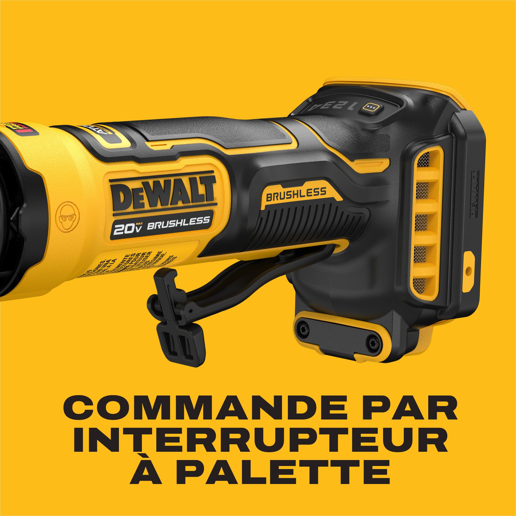 Meuleuse À Rectifier À Angle Droit ATOMIC 20 V MAX – Outil Seulement – SRD – DEWALT DCG422BR 10 Meuleuse À Rectifier À Angle Droit ATOMIC 20 V MAX – Outil Seulement – SRD – DEWALT DCG422BR – Image 10