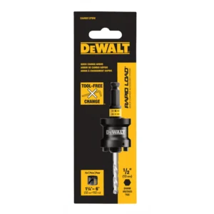 Mandrin RAPID LOAD de 1/2 po pour scie-cloche — DEWALT DAH9912PBM