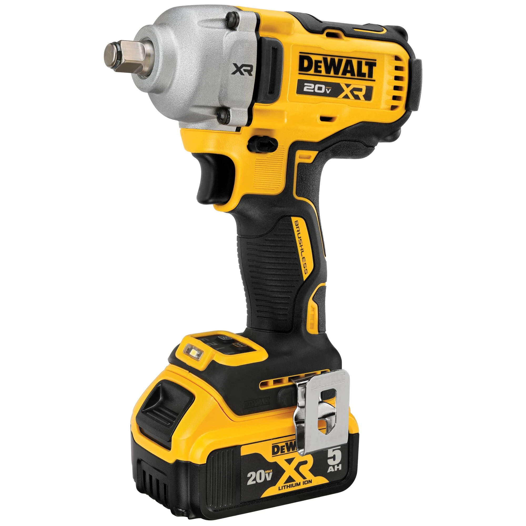 Ensemble de clé à chocs XR de 1/2 po à couple intermédiaire – DEWALT DCF891P2R 1 Ensemble de clé à chocs XR de 1/2 po à couple intermédiaire — DEWALT DCF891P2