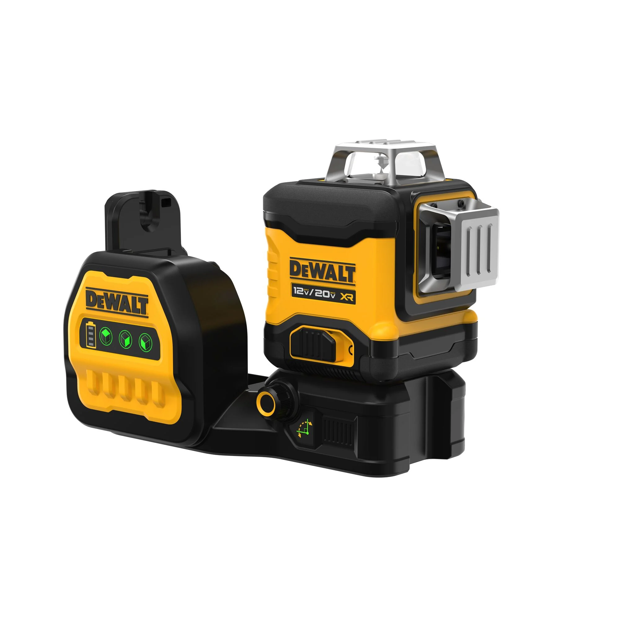 Laser vert à 3 plans de 360°, 20 V MAX – DEWALT DCLE34030GB 2 Laser vert à 3 plans de 360°, 20 V MAX – DEWALT DCLE34030GB – vue 2