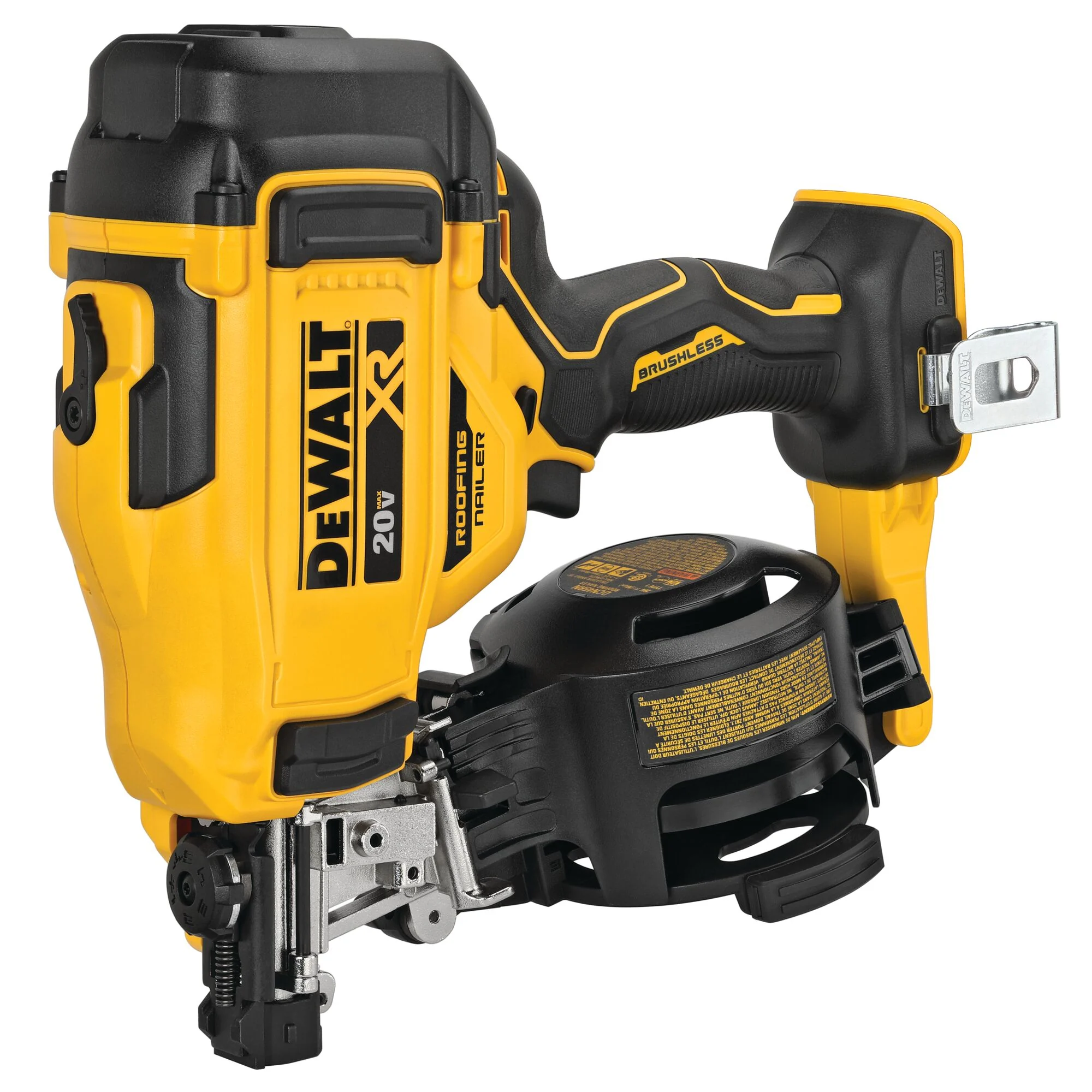 Cloueuse de toiture à bobine 15° 20 V MAX – DEWALT DCN45RNBR 2 Cloueuse de toiture à bobine 15° 20 V MAX — DEWALT DCN45RNB