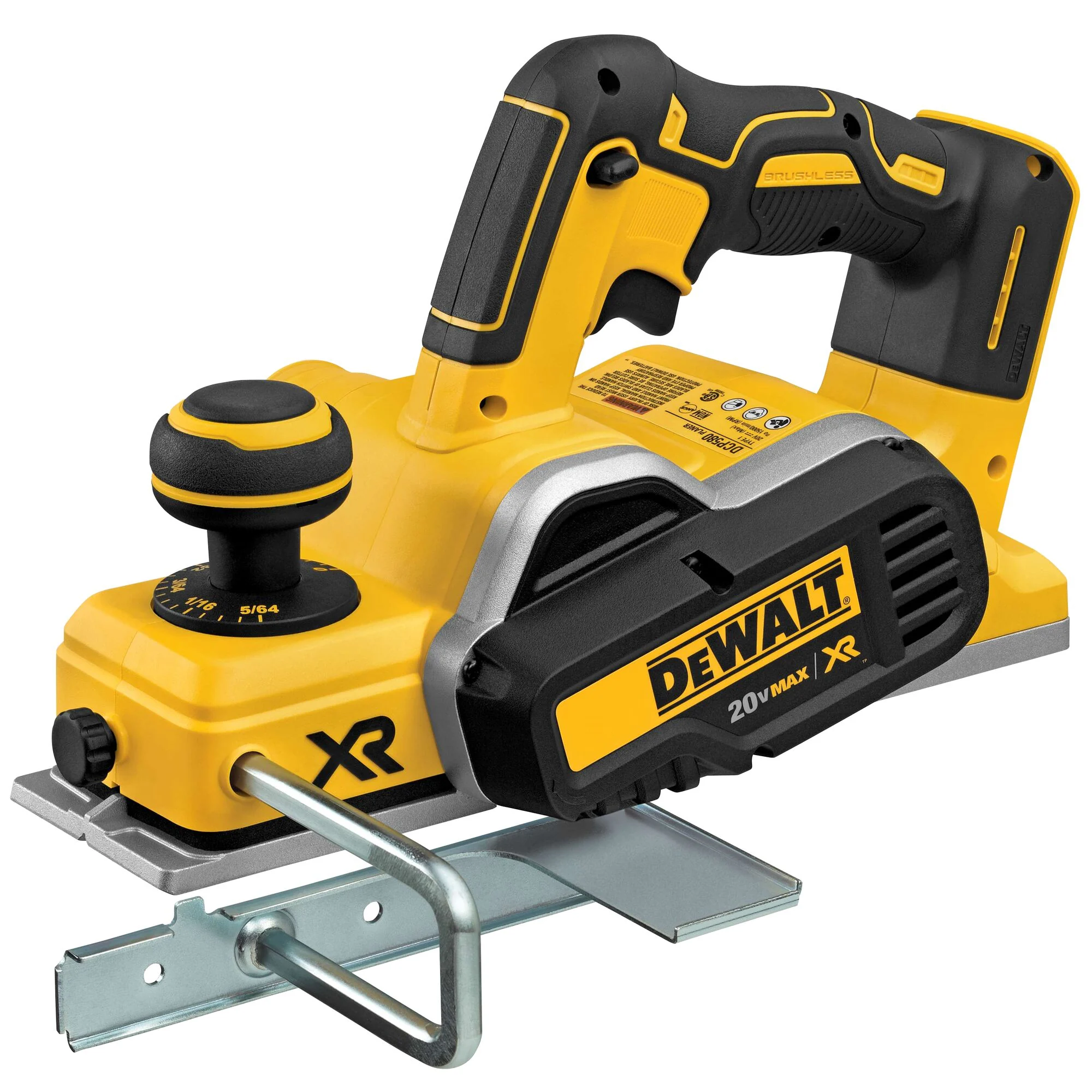 Rabot sans balais de 3 1/4 po, 20 V MAX – DEWALT DCP580B 2 Rabot sans balais de 3 1/4 po, 20 V MAX – DEWALT DCP580B — vue 2