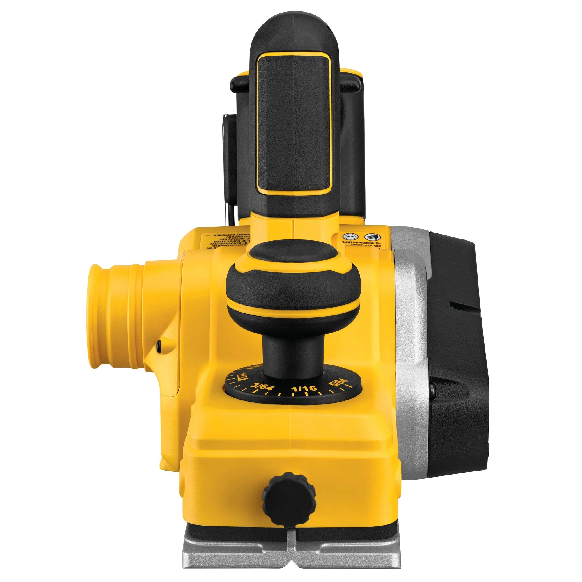 Rabot sans balais de 3 1/4 po, 20 V MAX – DEWALT DCP580BR 2 Rabot sans balais de 3 1/4 po, 20 V MAX – DEWALT DCP580B — vue 3