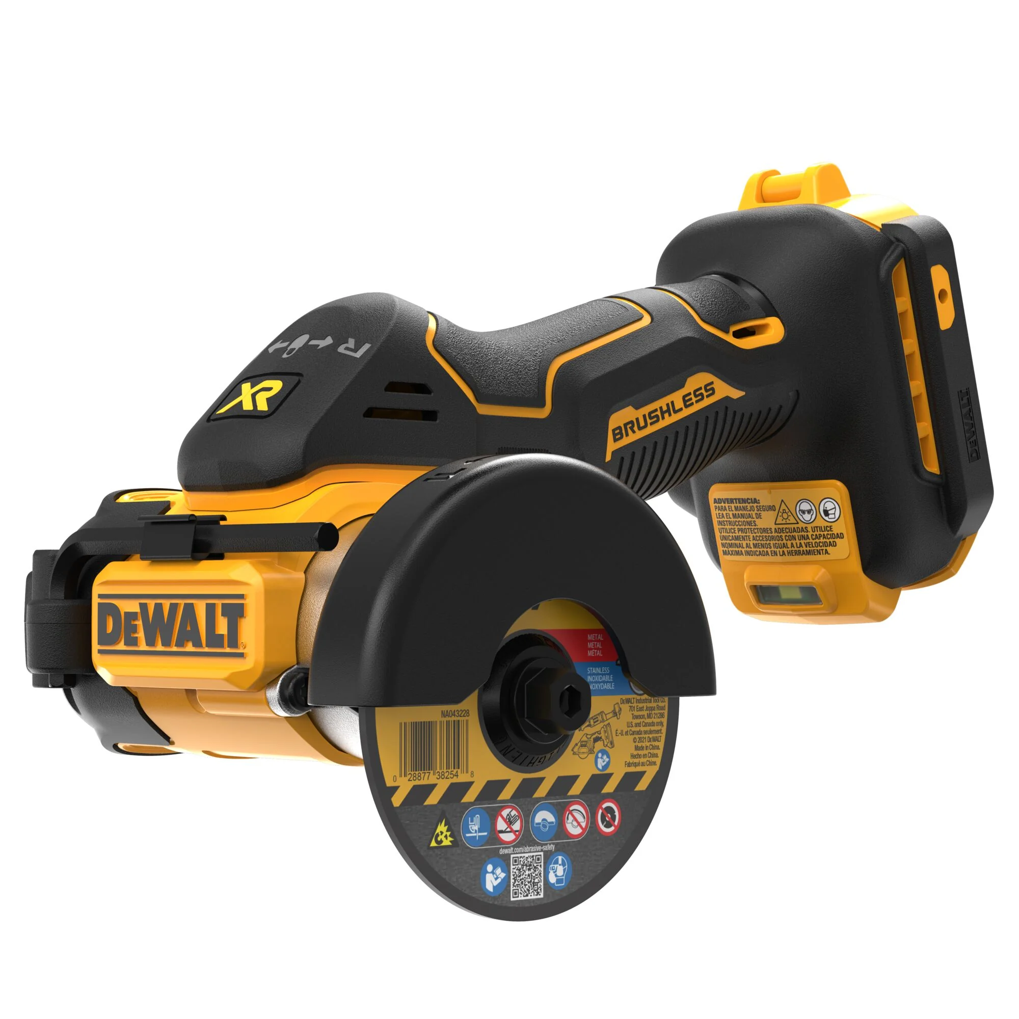 Outil à tronçonner XR sans balais de 3 po, 20 V MAX – DEWALT DCS438BR 1 Outil à tronçonner XR sans balais de 3 po, 20 V MAX — DEWALT DCS438B