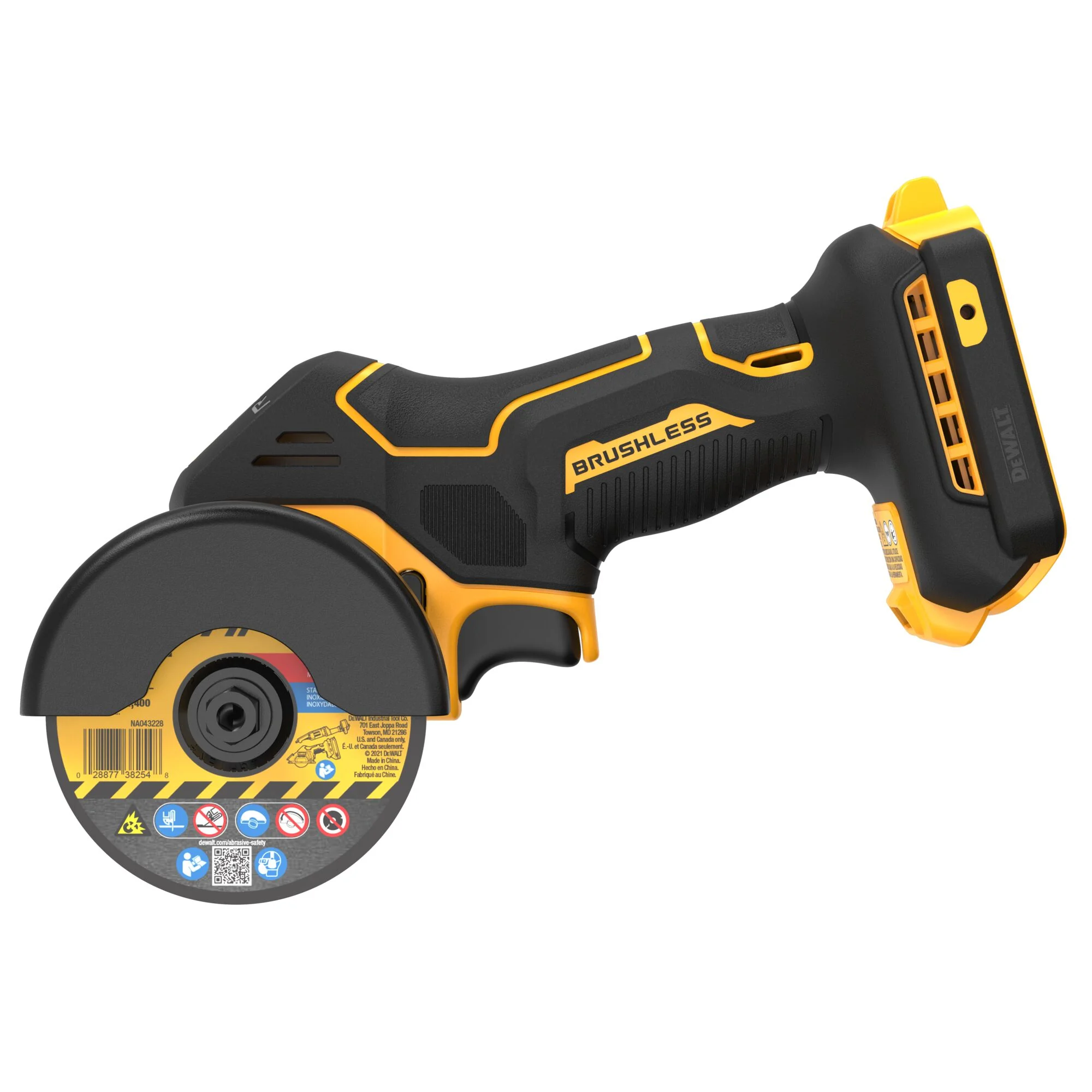 Outil à tronçonner XR sans balais de 3 po, 20 V MAX – DEWALT DCS438BR 2 Outil à tronçonner XR sans balais de 3 po, 20 V MAX — DEWALT DCS438B