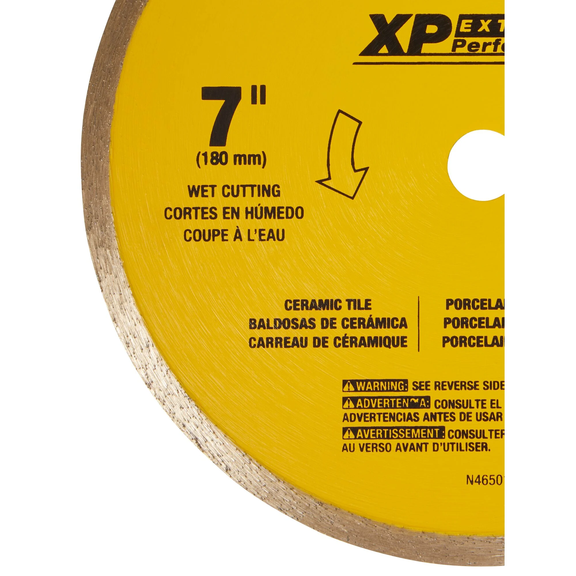 Lame diamantée XP pour céramique, 7 po – DEWALT DW4760 2 Lame diamantée XP pour céramique, 7 po — DEWALT DW4760