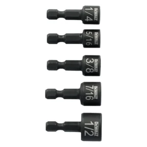 Ensemble de 5 douilles de vissage magnétiques ELITE SERIES — DEWALT DWAFEIND5