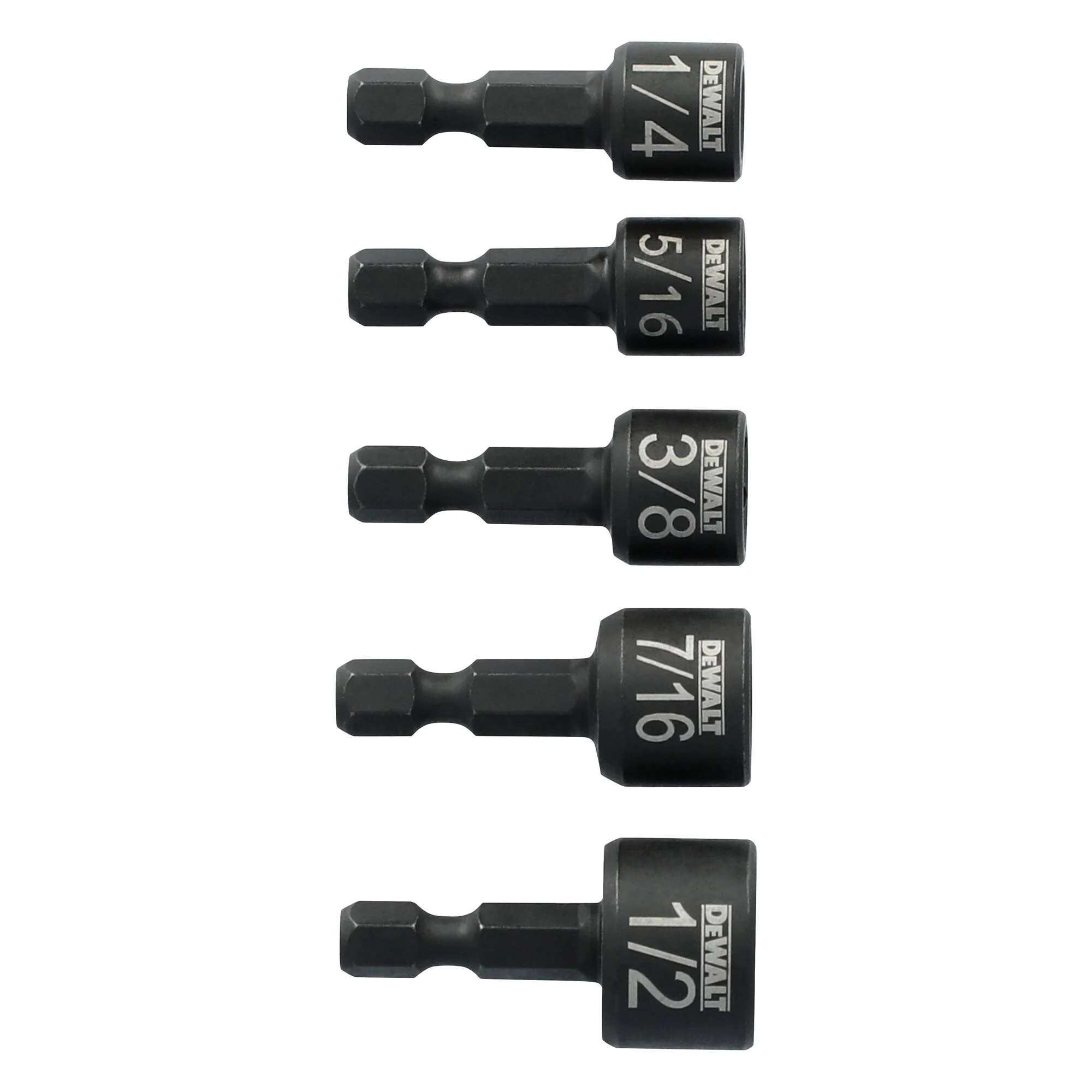 Ensemble de 5 douilles de vissage magnétiques ELITE SERIES – DEWALT DWAFEIND5 1 Ensemble de 5 douilles de vissage magnétiques ELITE SERIES — DEWALT DWAFEIND5