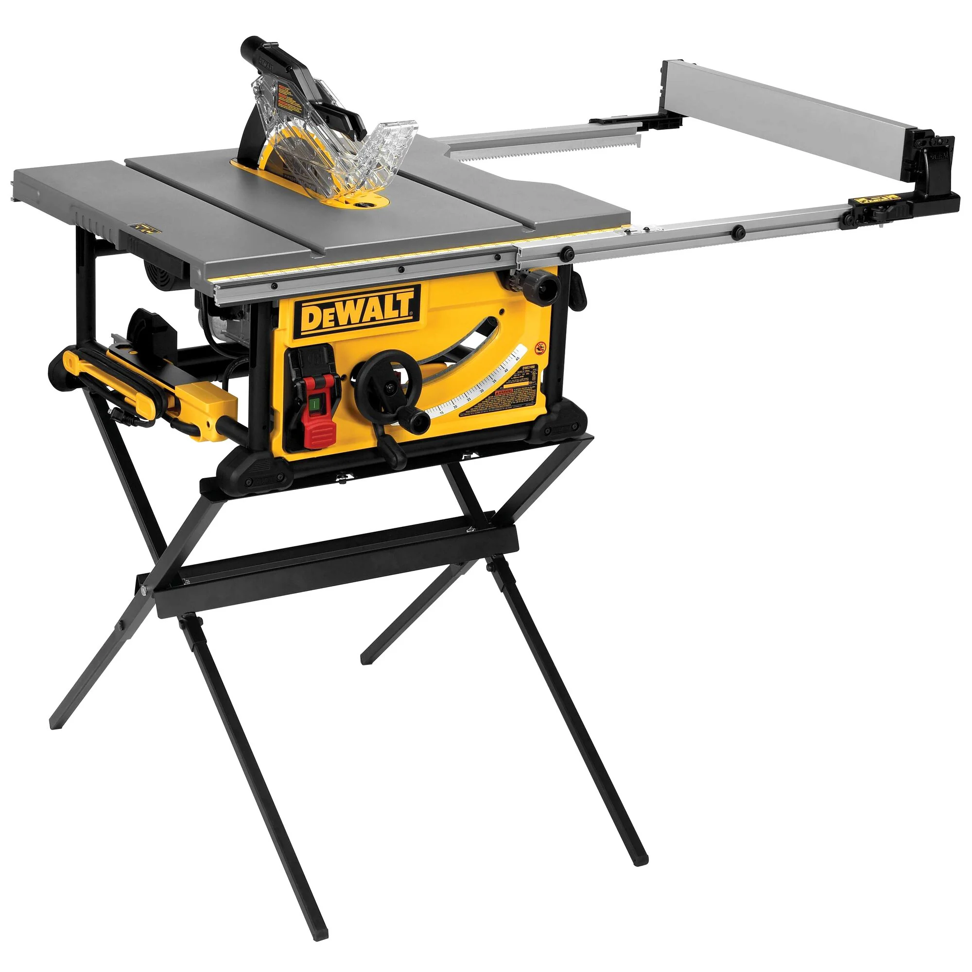 Banc de scie de 10 po avec support roulant – DEWALT DWE7491RSR 2 Banc de scie de 10 po avec support roulant — DEWALT DWE7491RS
