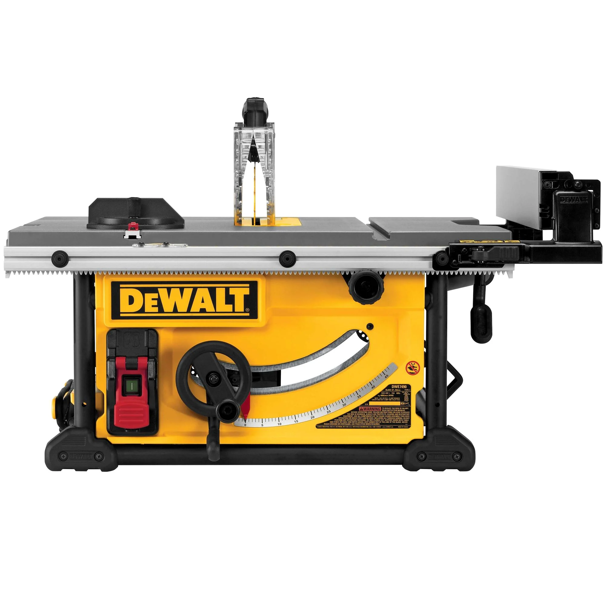 Banc de scie de 10 po avec support roulant – DEWALT DWE7491RSR 4 Banc de scie de 10 po avec support roulant — DEWALT DWE7491RS