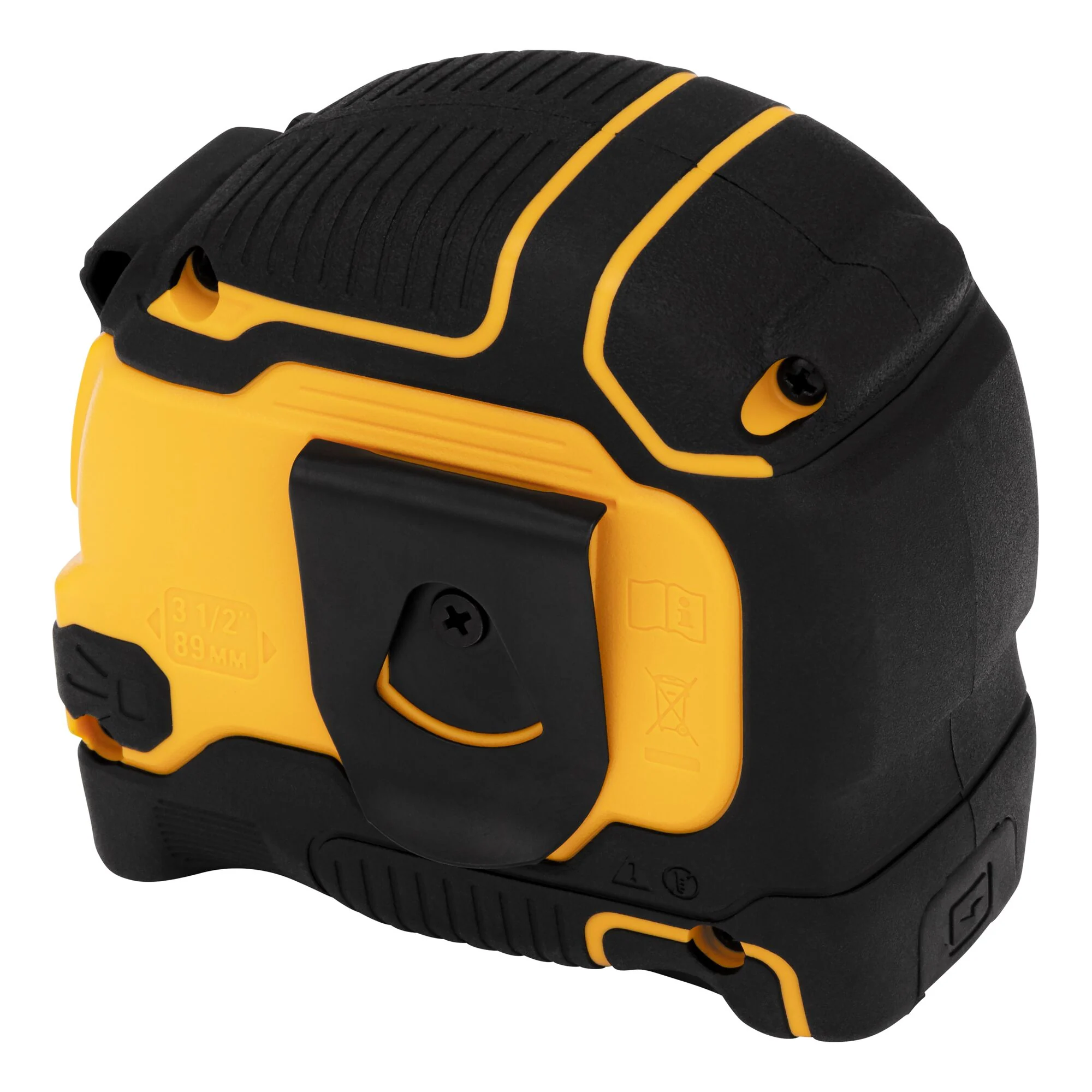 Ruban à mesurer TOUGHSERIES 25 pi avec DEL – DEWALT DWHT35625S 3 Agrafe de ceinture du ruban DEWALT DWHT35625S