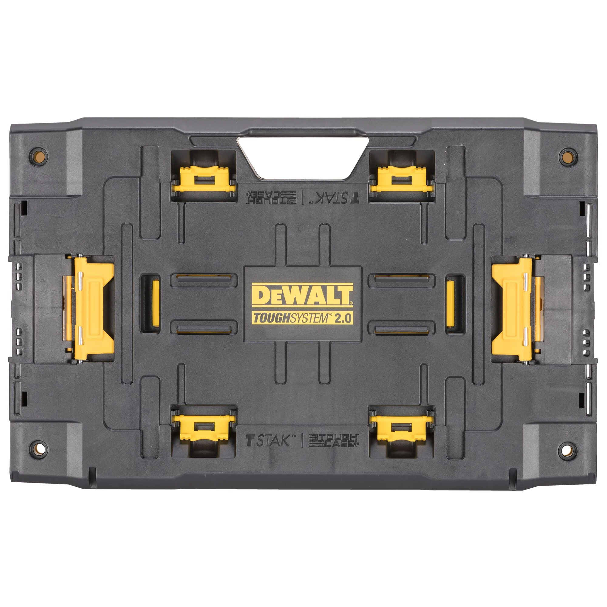 Adaptateur de rangement TOUGHSYSTEM 2.0 – DEWALT DWST08017 1 Adaptateur DEWALT DWST08017 pour rangement TOUGHSYSTEM 2.0, vue de dessus