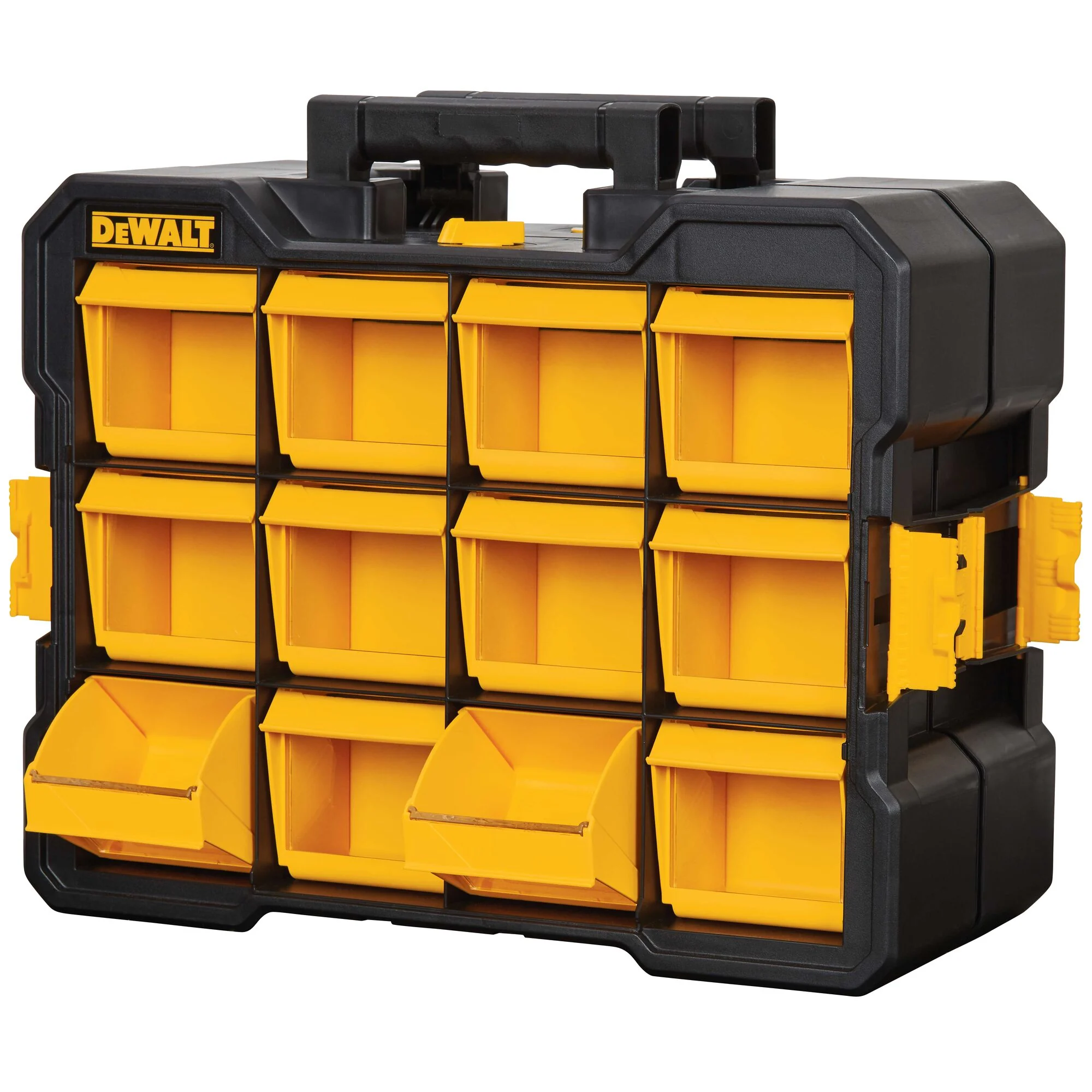 Organisateur PRO à 12 bacs basculants – DEWALT DWST14121 4 Organisateur PRO à 12 bacs basculants — DEWALT DWST14121