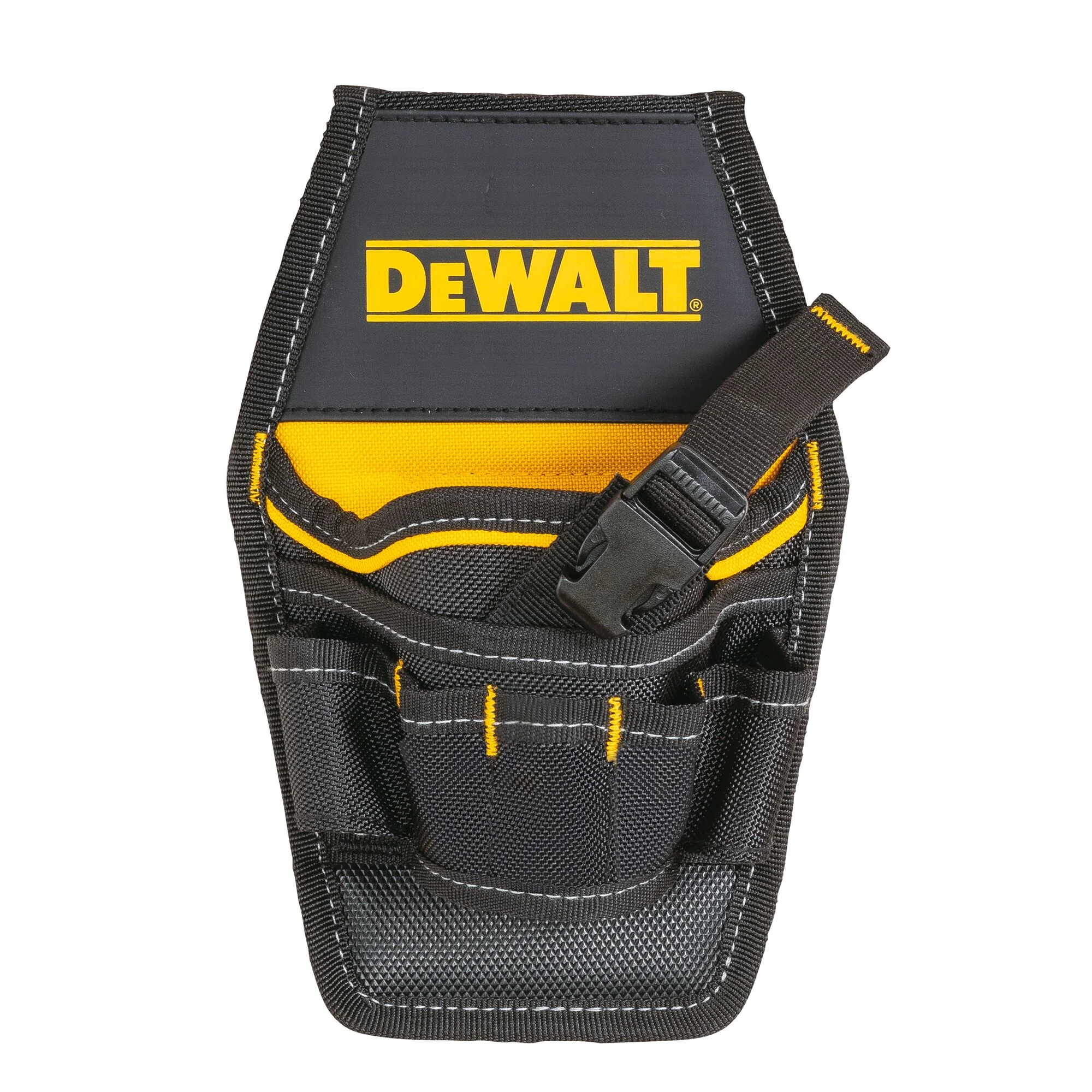 Étui professionnel ambidextre pour perceuse – DEWALT DWST540501L 1 Étui ambidextre DEWALT DWST540501L avec sangle et sept pochettes